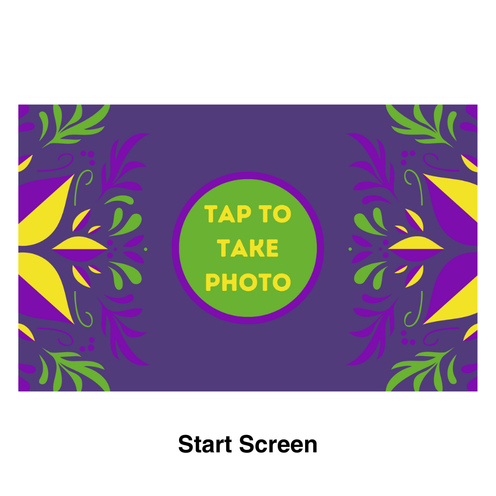 Mardi Gras Photo Booth Theme 2 - Pixilated