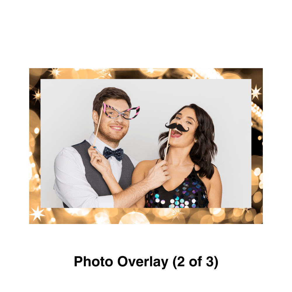 Merry Christmas Photo Booth Theme - Pixilated