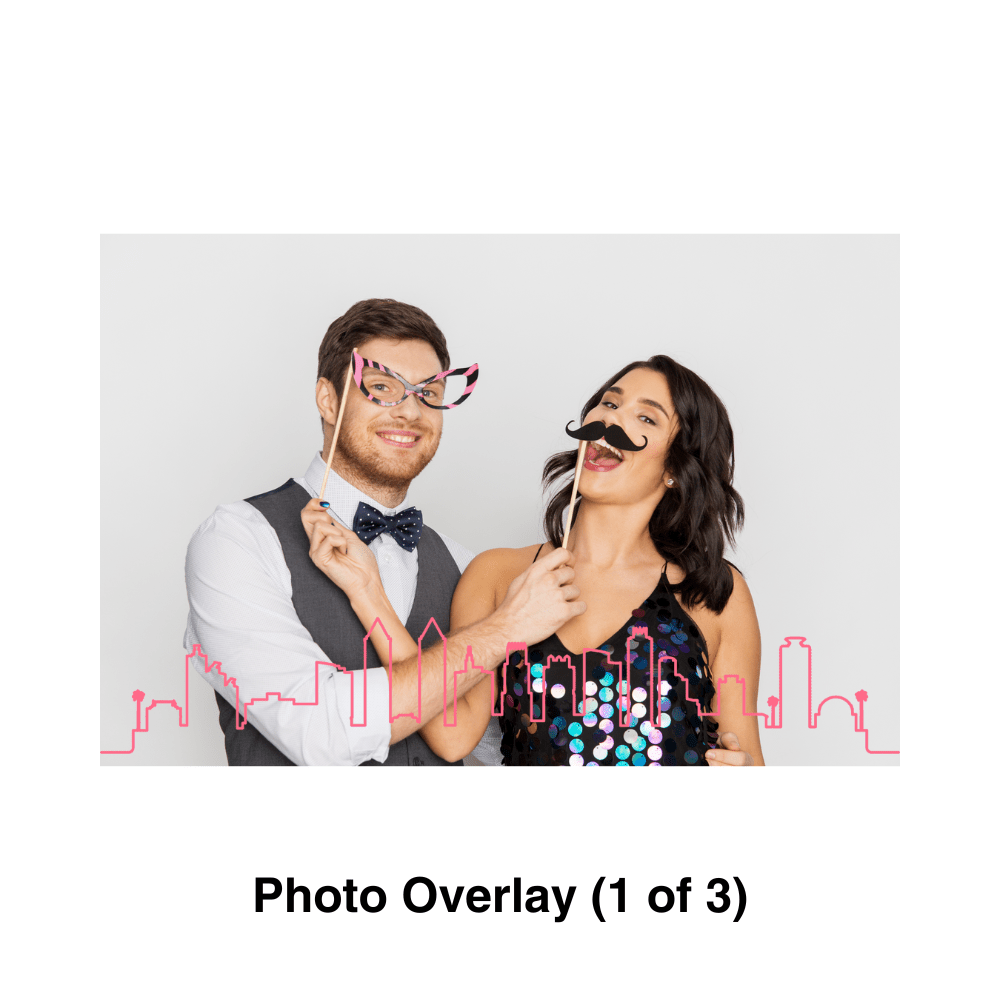 Miami Photo Booth Theme - Pixilated