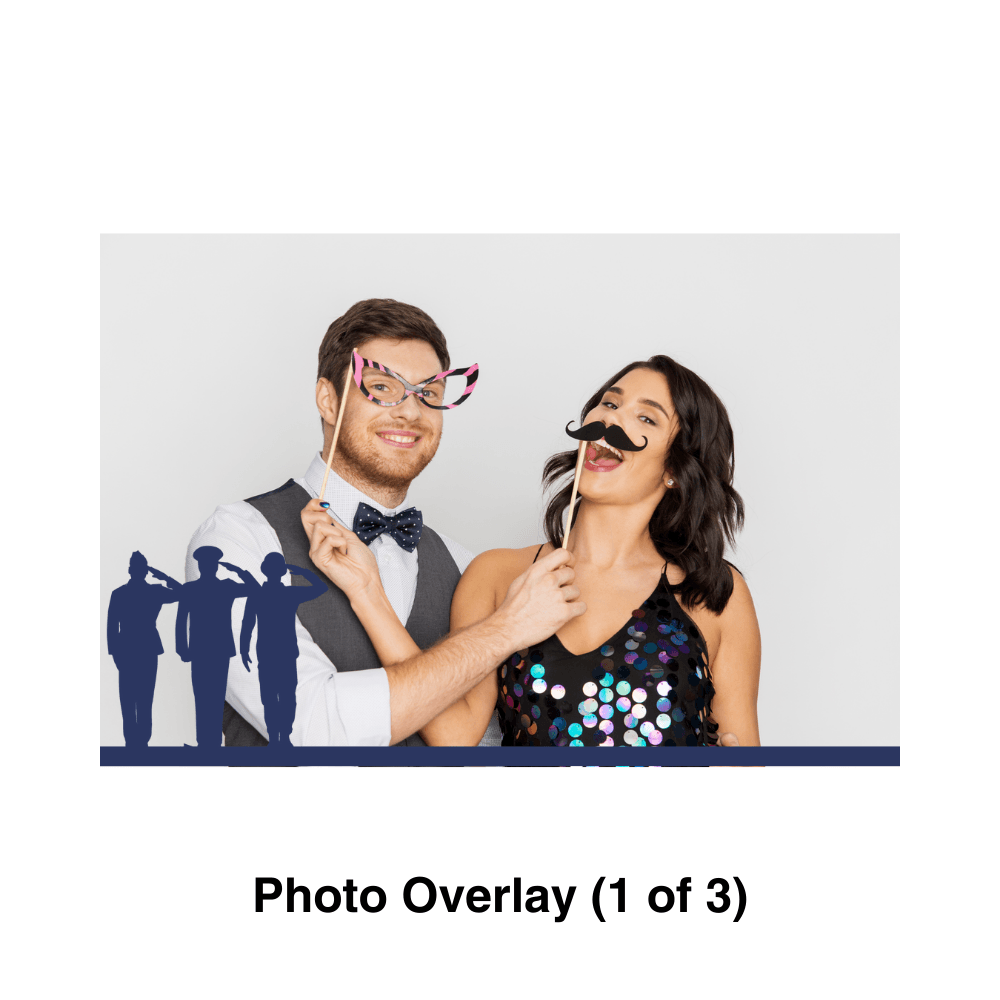 Military Photo Booth Theme - Pixilated