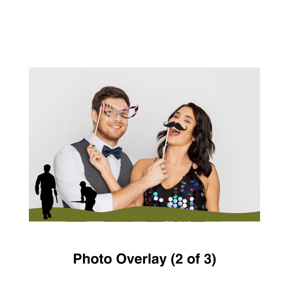 Military Photo Booth Theme - Pixilated