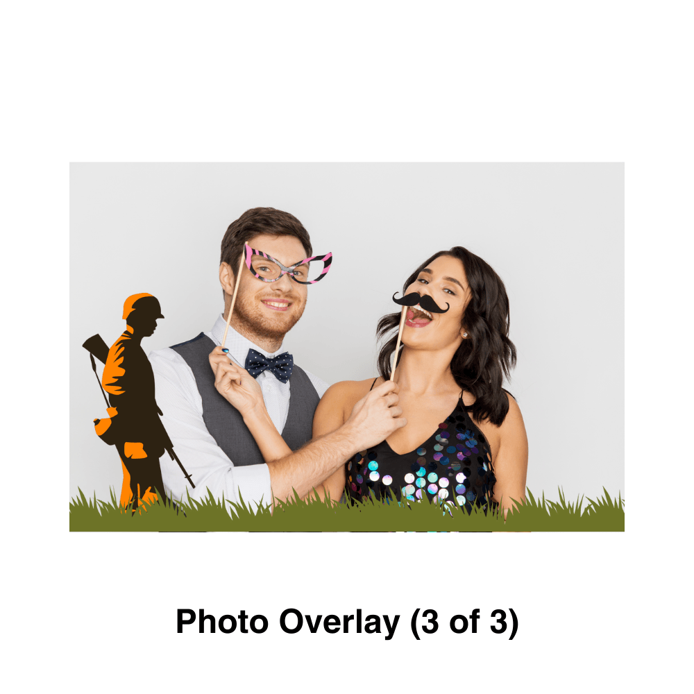 Military Photo Booth Theme - Pixilated