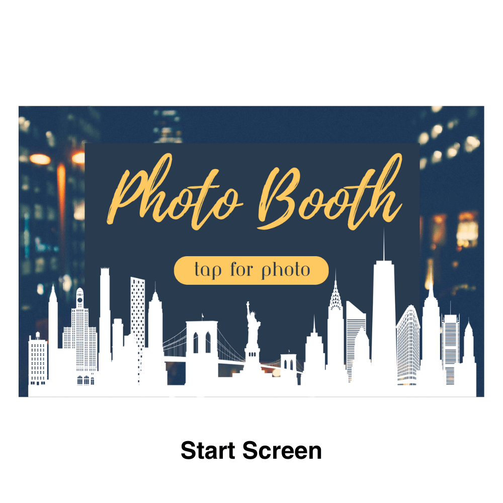 New York City Photo Booth Theme - Pixilated