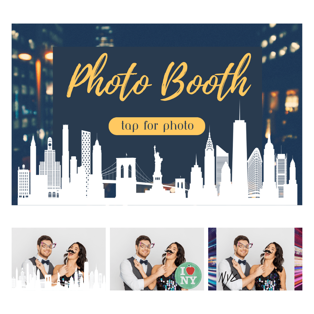 New York City Photo Booth Theme - Pixilated