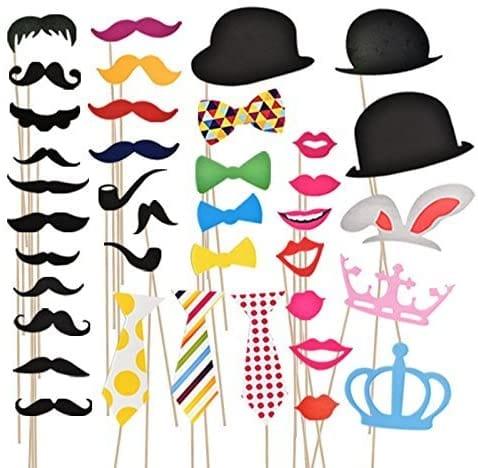 Party Photo Booth Props - Pixilated