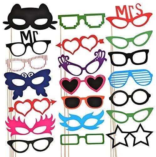 Party Photo Booth Props - Pixilated