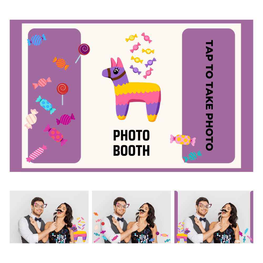 Pinata Photo Booth Theme - Pixilated