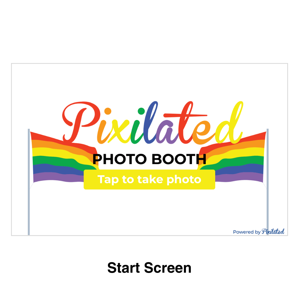 Pride Photo Booth Theme - Pixilated