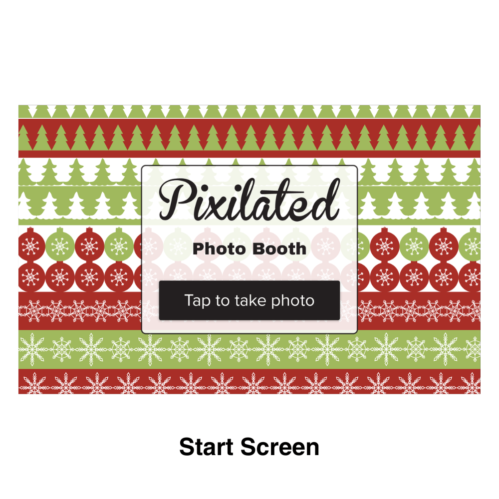 Ribbon Photo Booth Theme - Pixilated