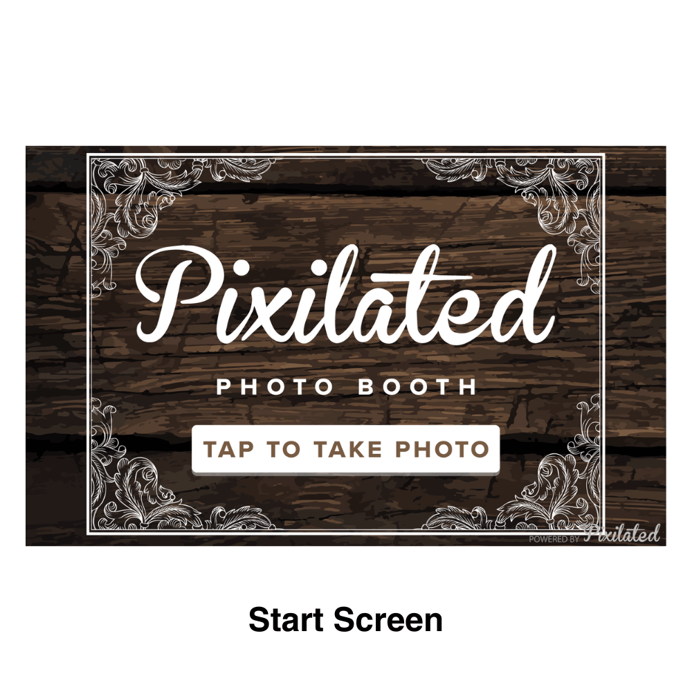 Rustic Photo Booth Theme - Pixilated