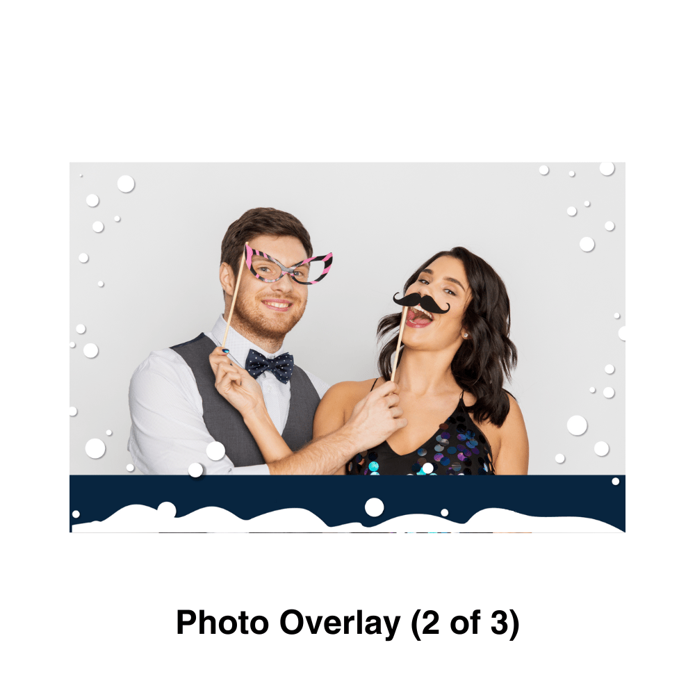 Snowy Winter Wonderland Photo Booth Theme - Pixilated