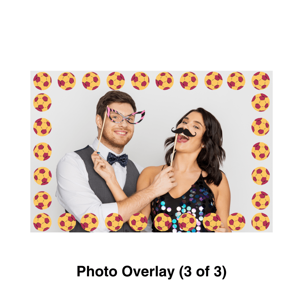 Soccer Photo Booth Theme - Pixilated