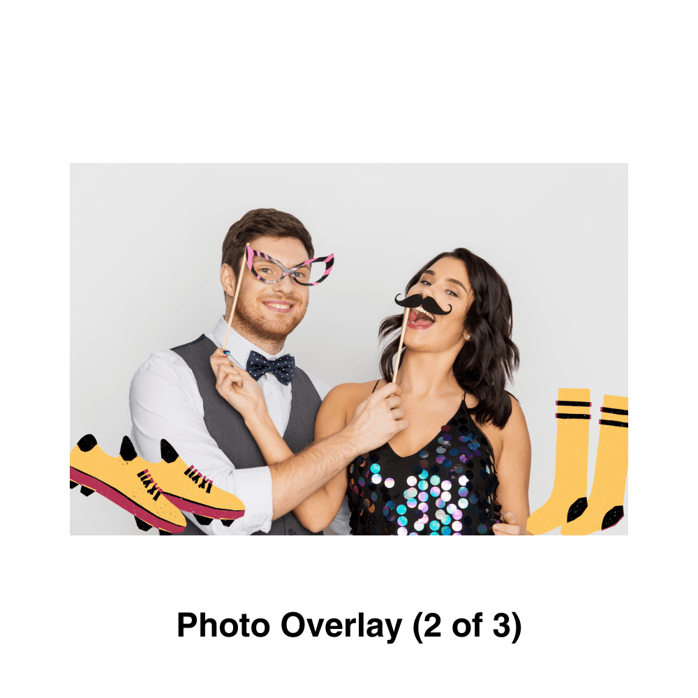 Soccer Photo Booth Theme - Pixilated