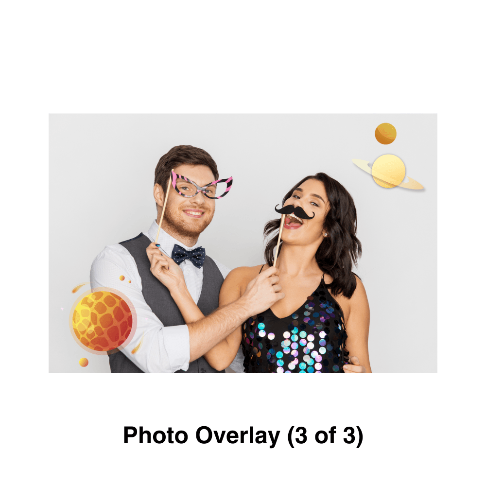 Space Photo Booth Theme - Pixilated