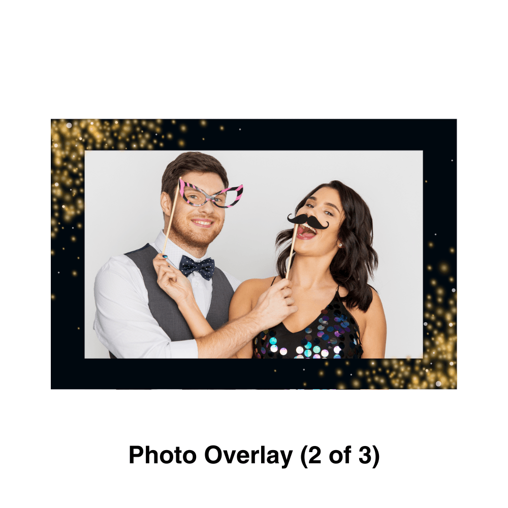 Sparkler Lights Photo Booth Theme - Pixilated