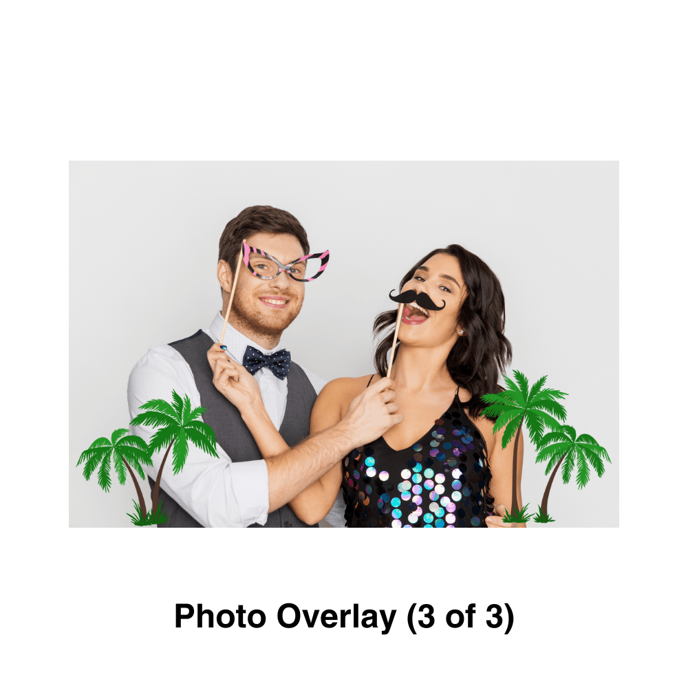 Summertime Photo Booth Theme - Pixilated