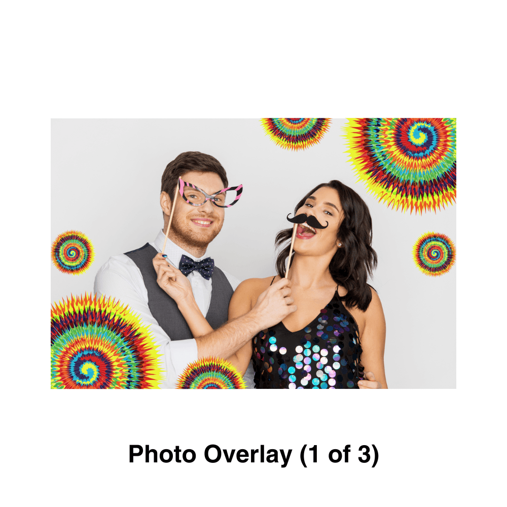 Tie Dye Photo Booth Theme - Pixilated