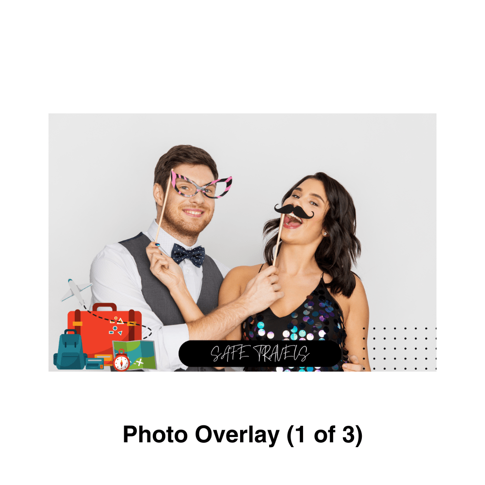 Travel Photo Booth Theme - Pixilated