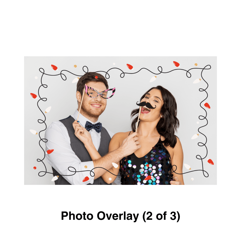 Ugly Sweater Photo Booth Theme - Pixilated