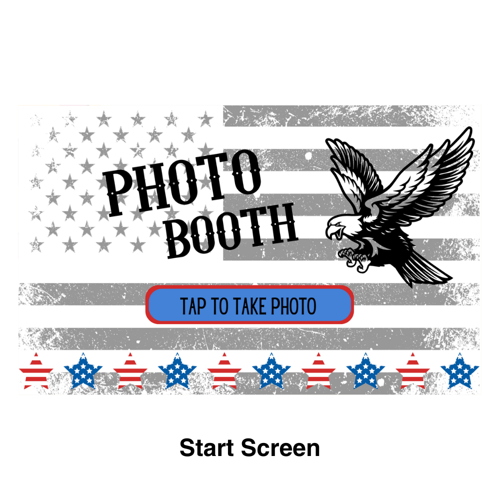 USA Photo Booth Theme - Pixilated