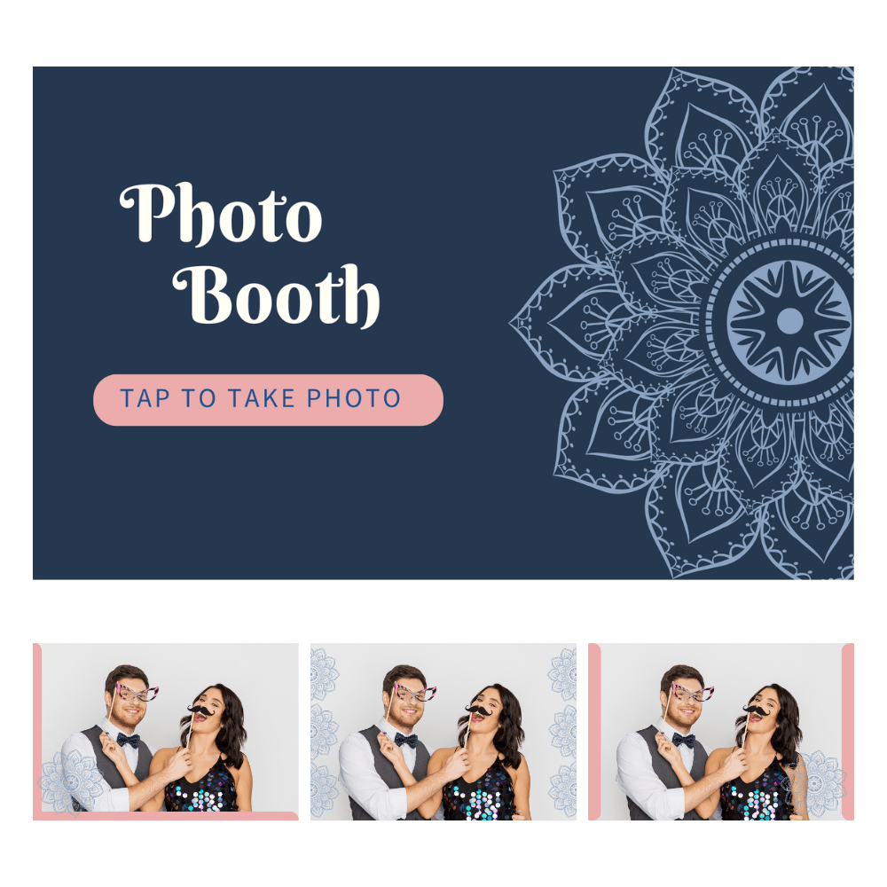 Zen Photo Booth Theme - Pixilated