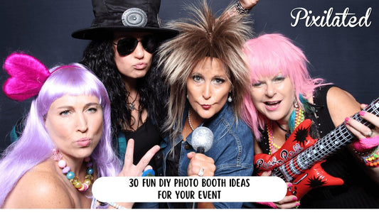 30 Fun DIY Photo Booth Ideas for Your Event - Pixilated