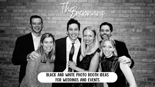 Black and White Photo Booth Ideas for Weddings and Events - Pixilated