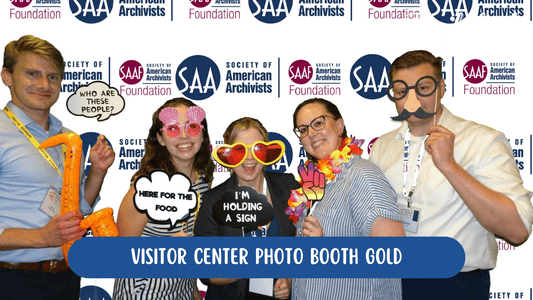 Visitor Center Photo Booth Gold - Pixilated