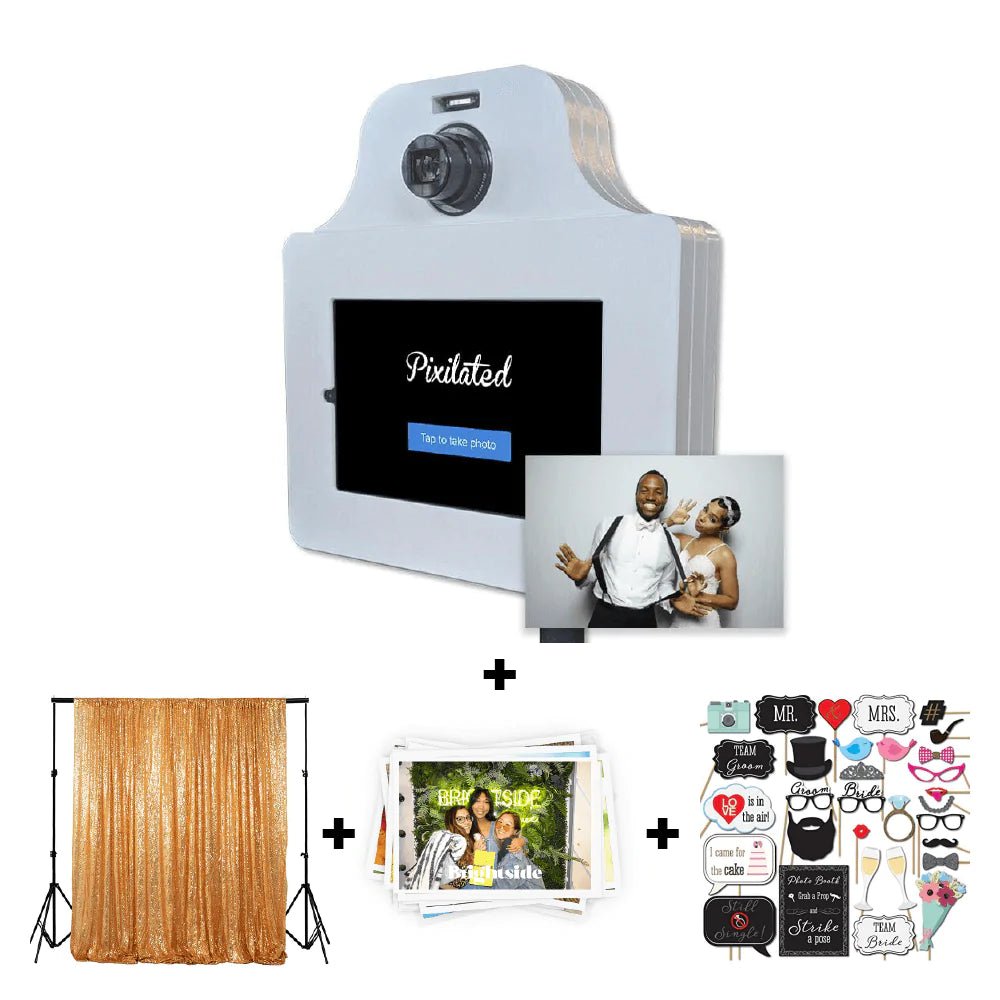 Photo Booth Bundles for Events, Weddings and Parties Pixilated