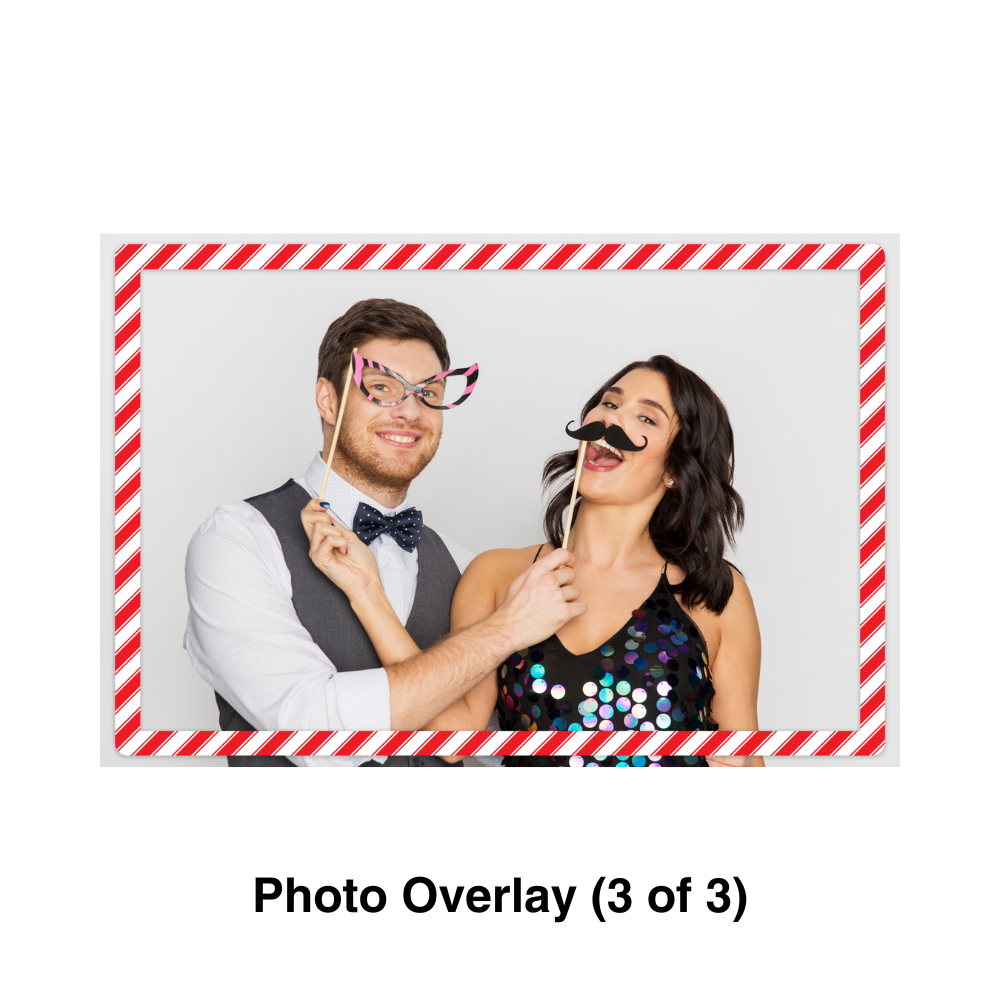 Candy Cane Photo Booth Theme- overlay 3