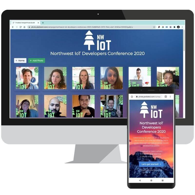 Virtual Photo Booth Demo Website - NW IOT