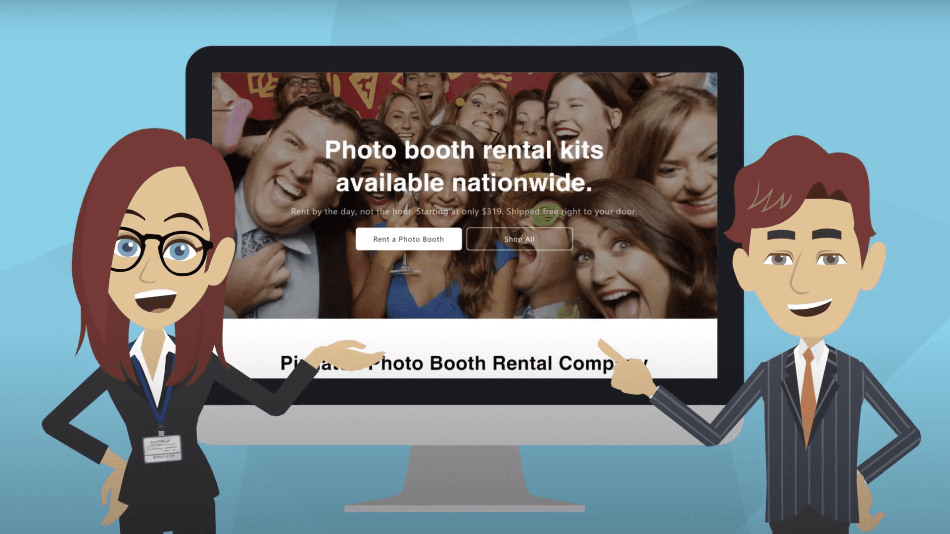 Load video: Pixilated Photo Booth Rental Explainer Video