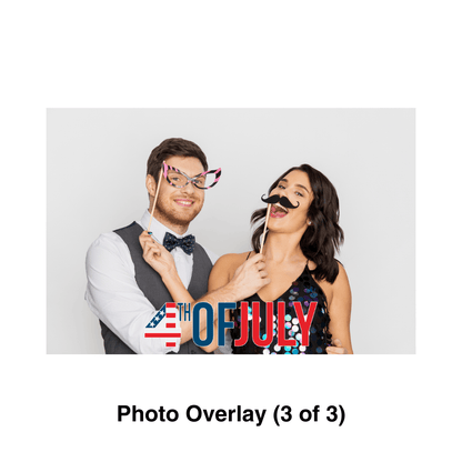 4th of July Photo Booth Theme - Pixilated