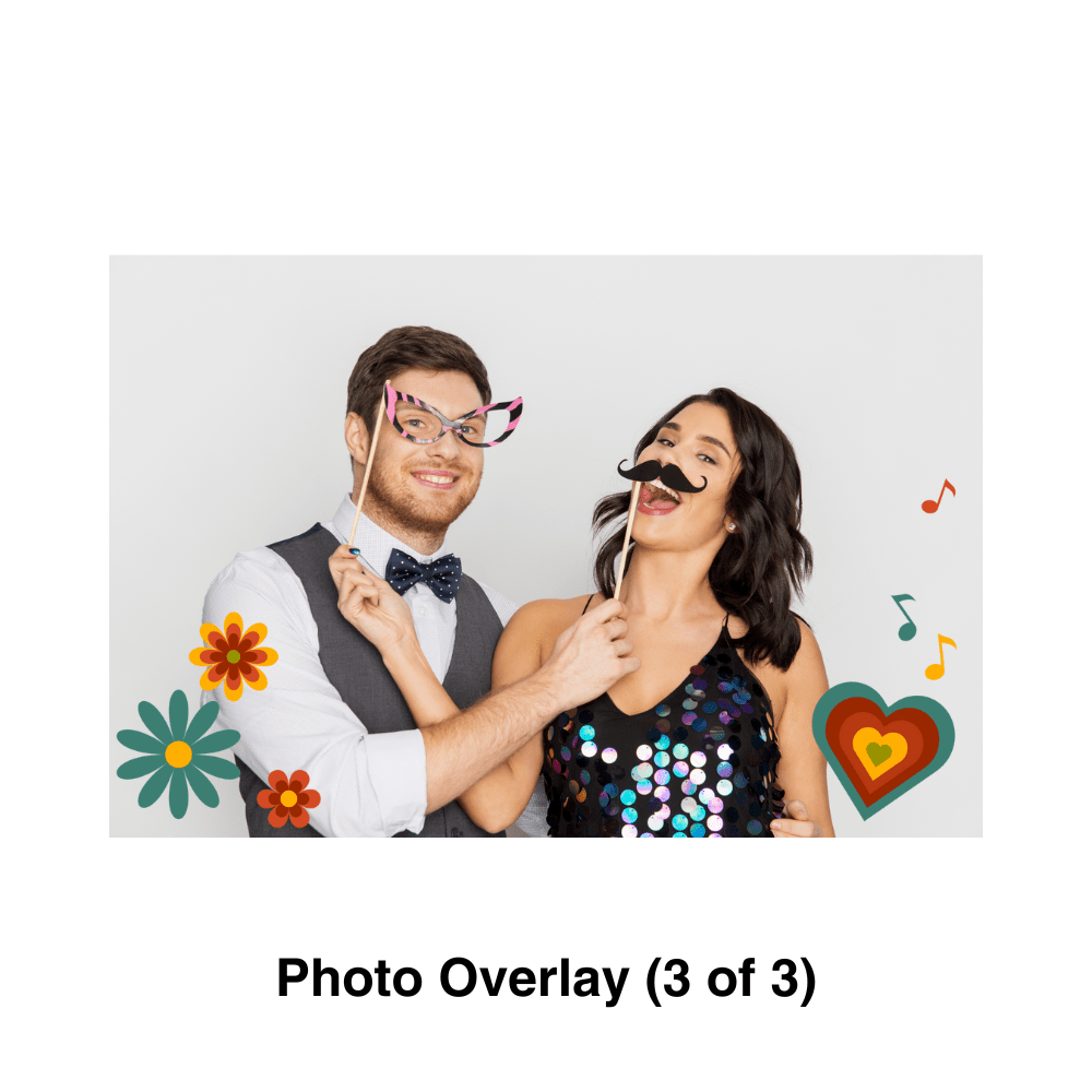70's Photo Booth Theme - Pixilated