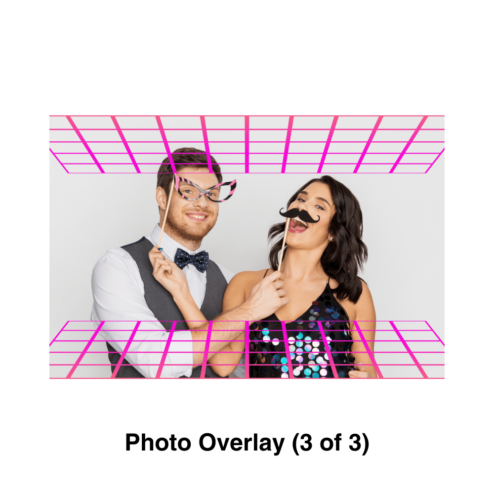 80's Vibes Photo Booth Theme - Pixilated