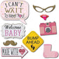 Baby Shower Girl Photo Booth Props - Pixilated