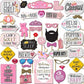 Baby Shower Girl Photo Booth Props - Pixilated