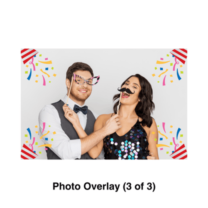 Birthday Party Photo Booth Theme - Pixilated