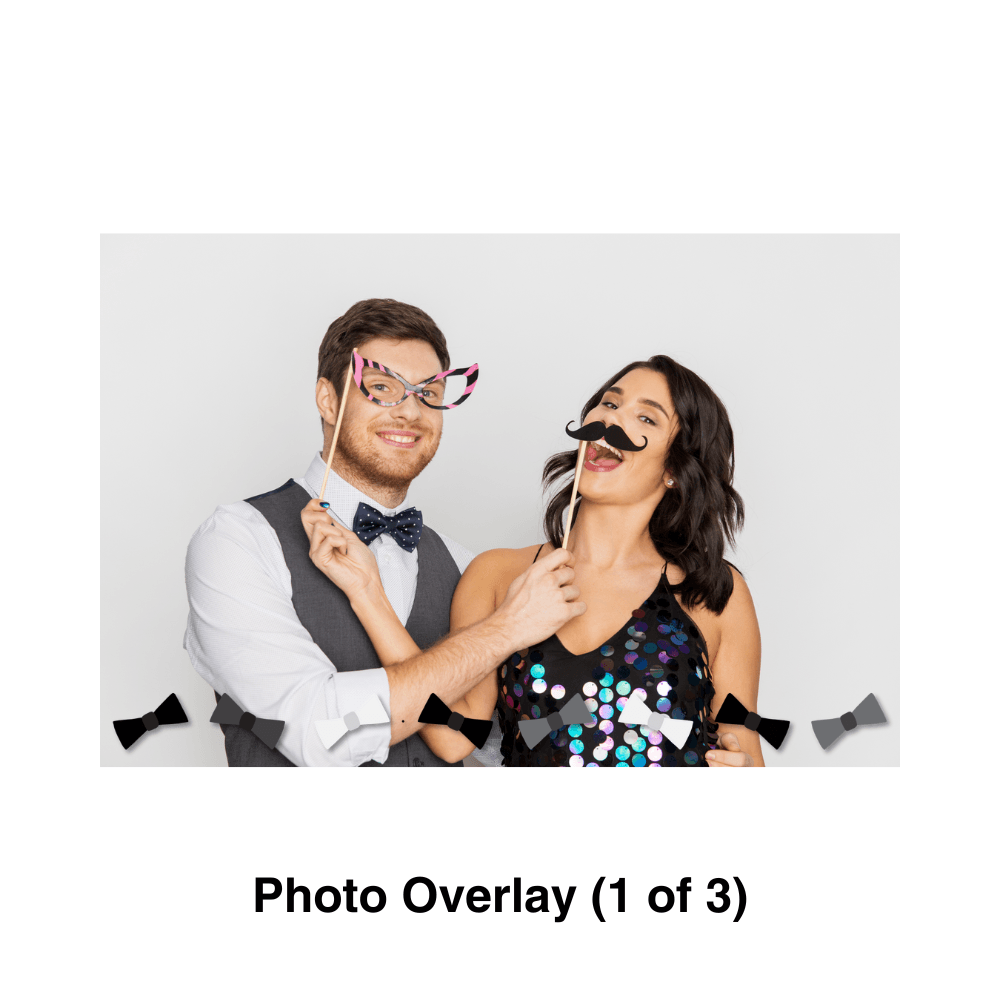 Bowtie Photo Booth Theme - Pixilated