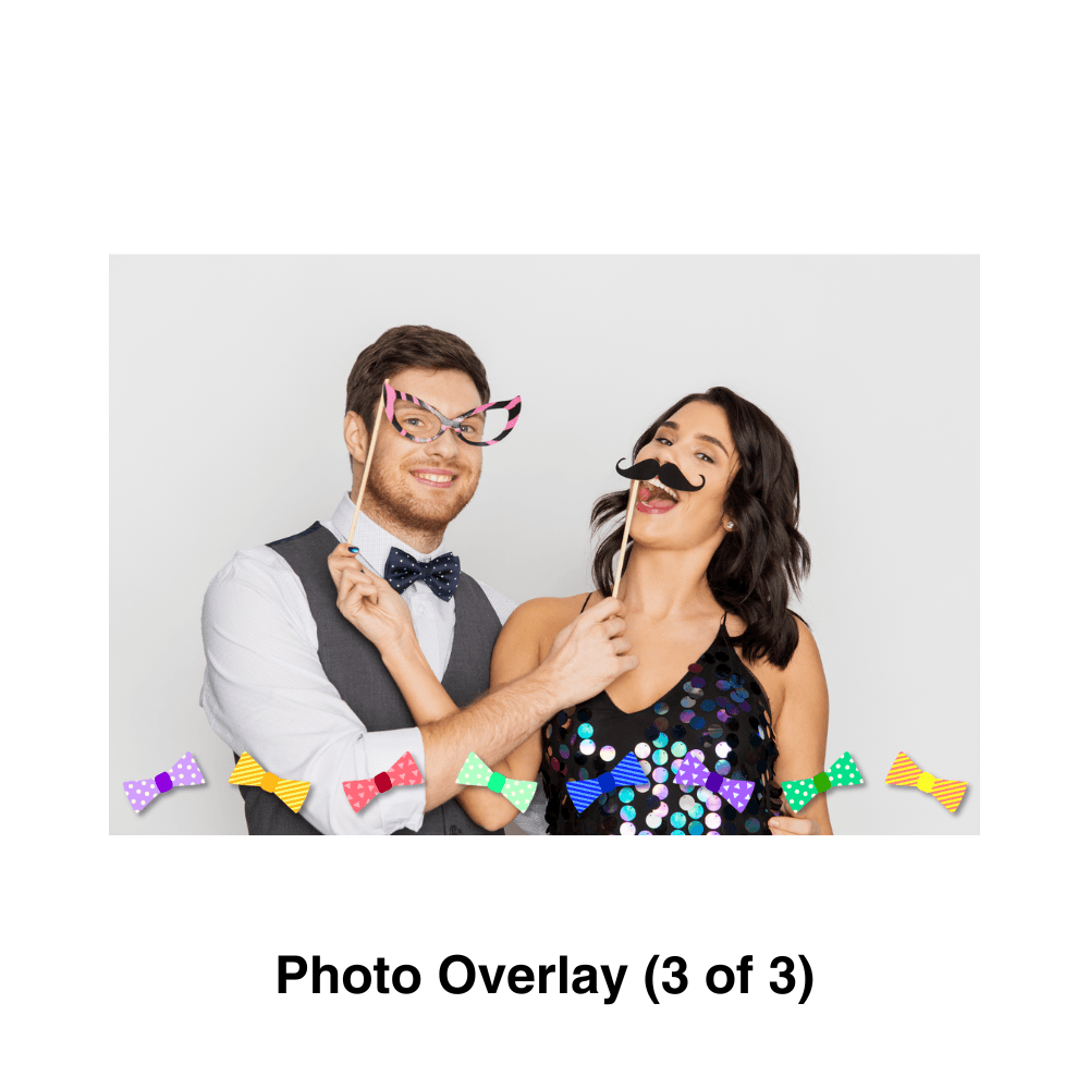 Bowtie Photo Booth Theme - Pixilated