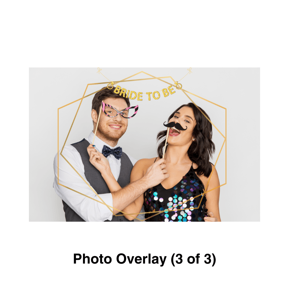 Bridal Shower Photo Booth Theme - Pixilated