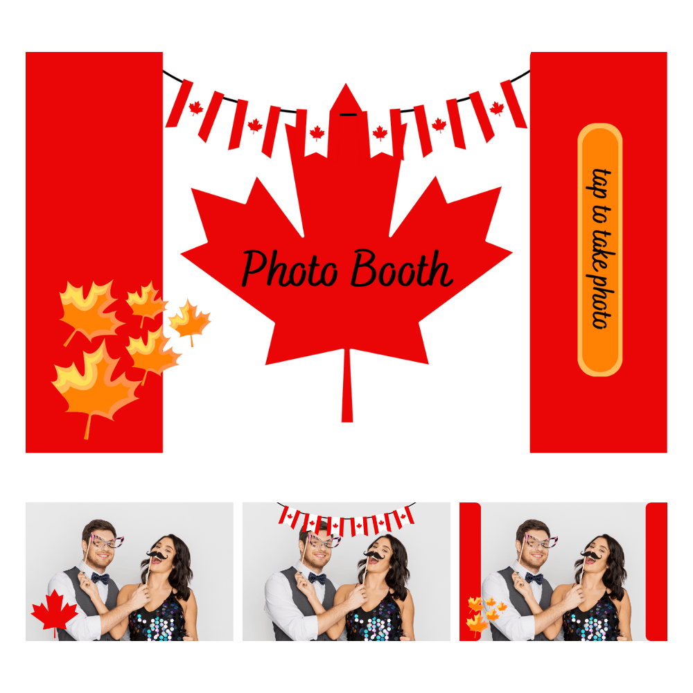 Canada Photo Booth Theme - Pixilated