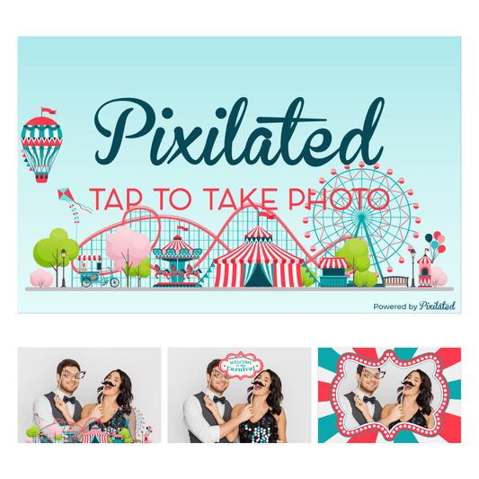 Carnival Photo Booth Theme - Pixilated