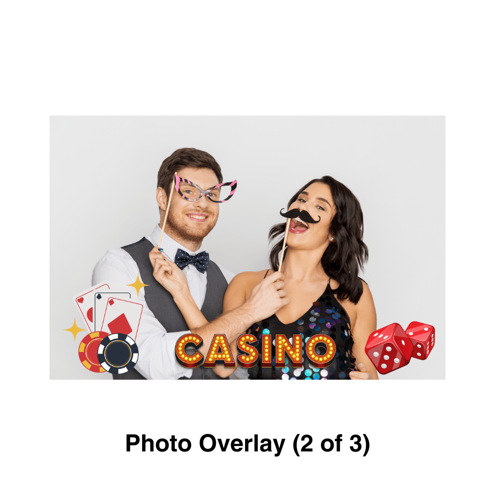 Casino Photo Booth Theme - Pixilated