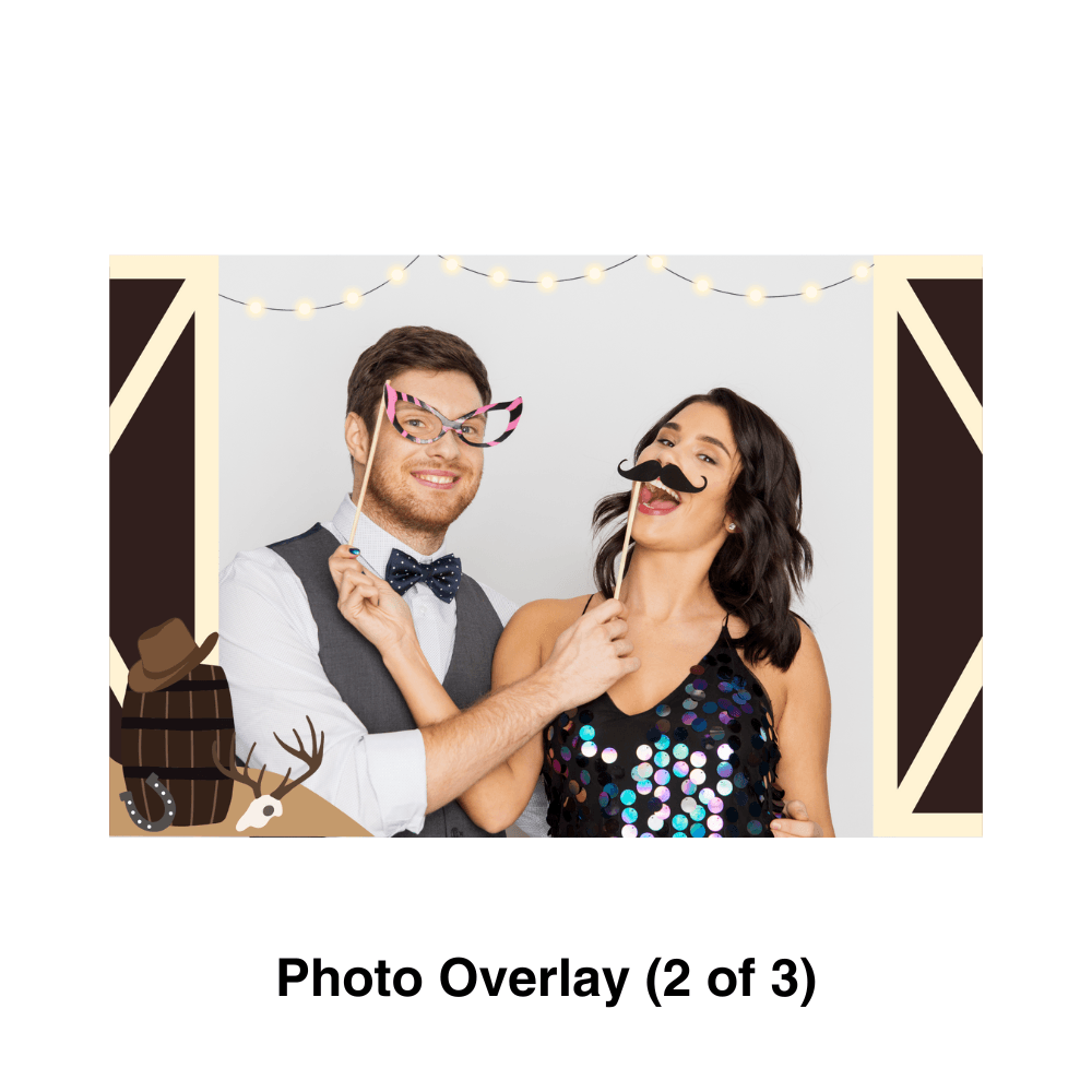 Country Photo Booth Theme - Pixilated