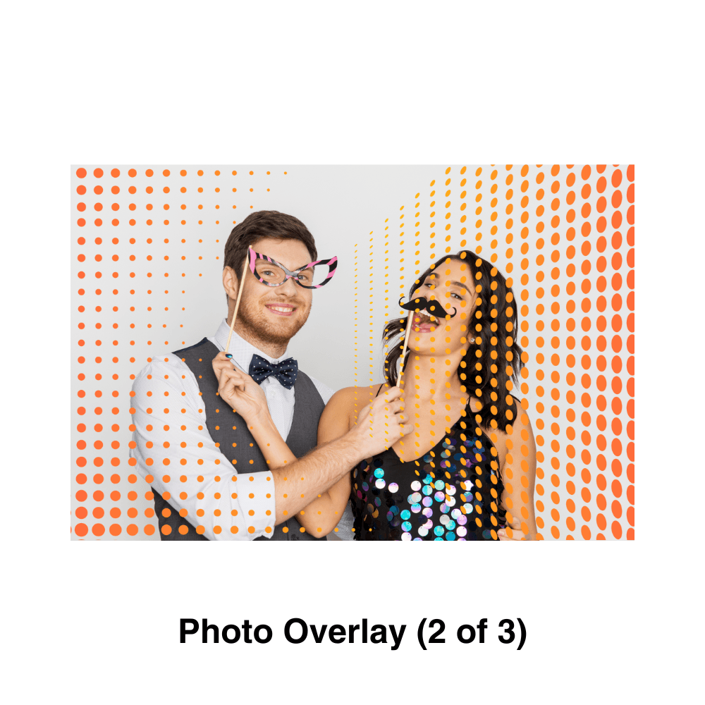 Disco Dots Photo Booth Theme - Pixilated