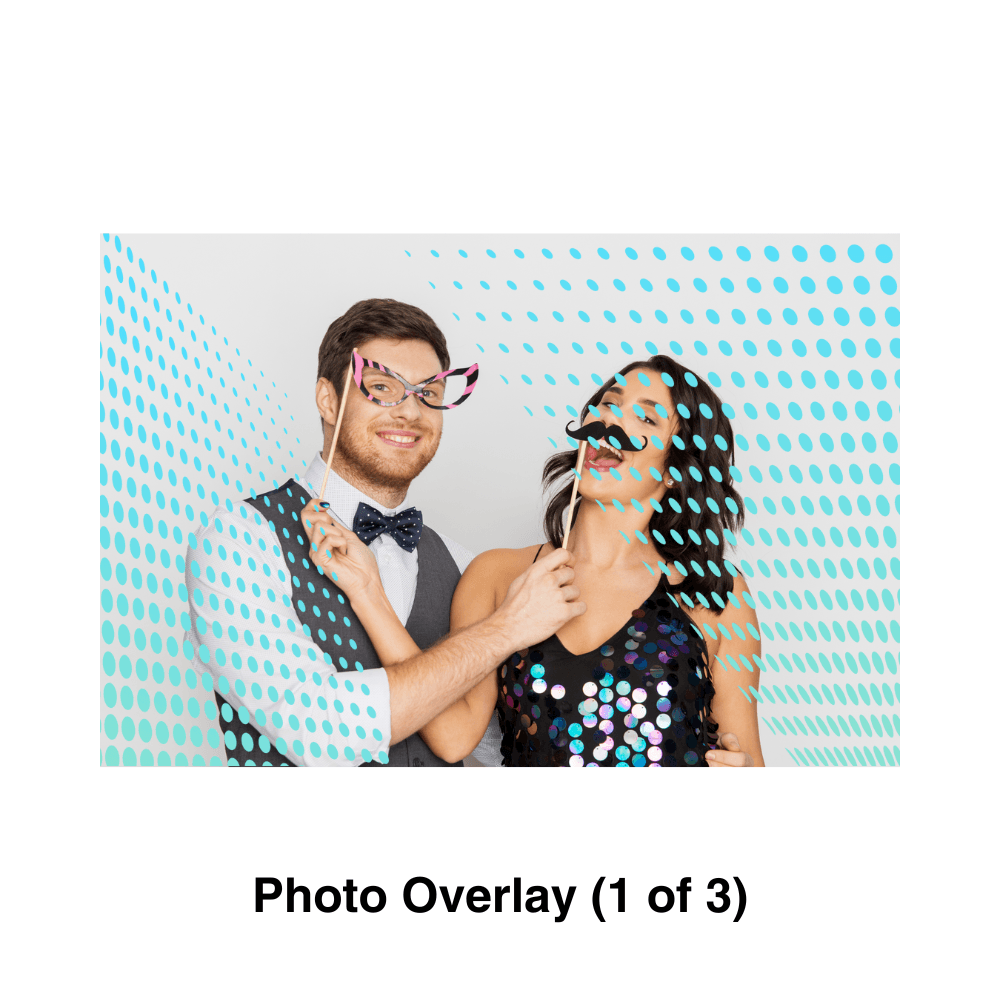 Disco Dots Photo Booth Theme - Pixilated