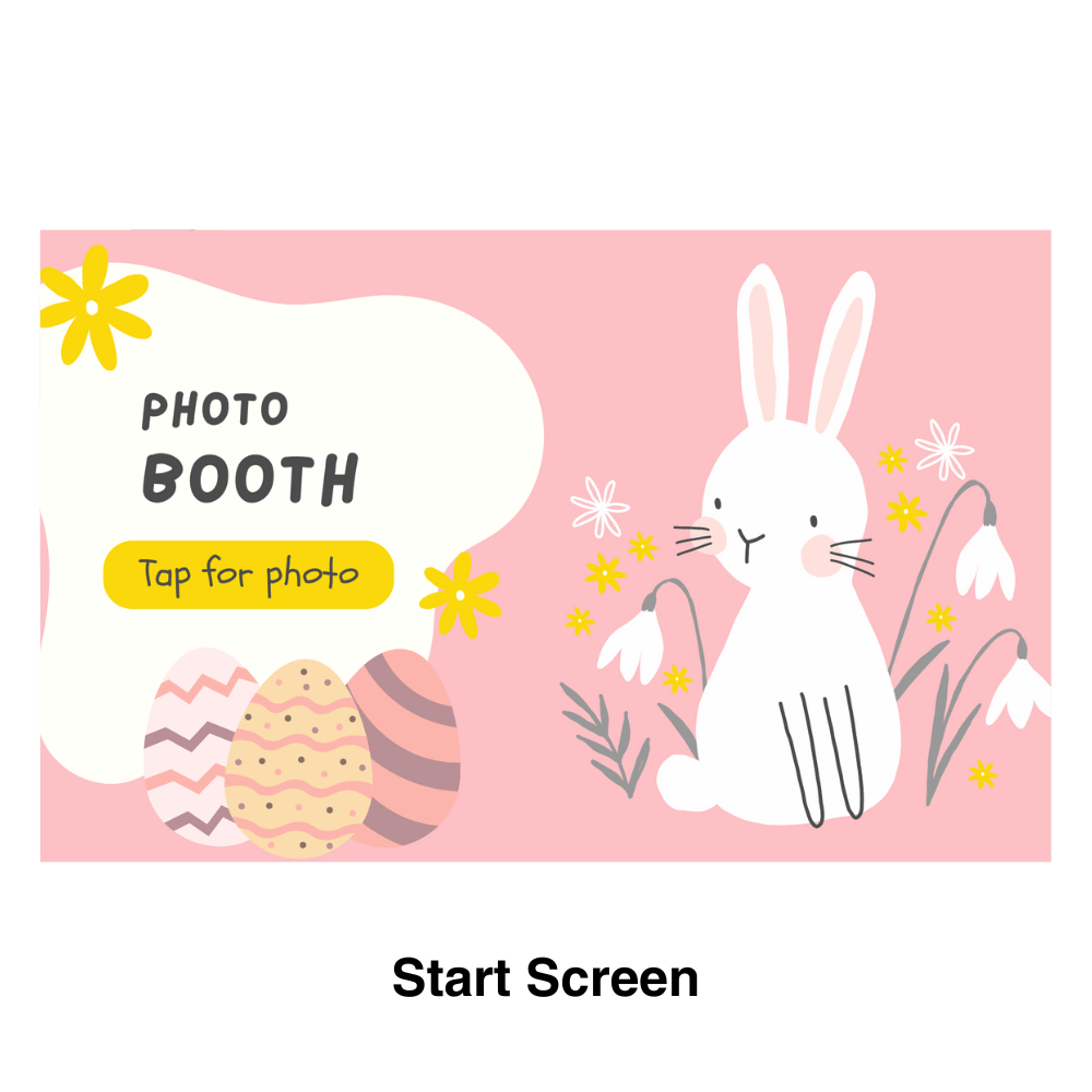 Easter Photo Booth Theme - Pixilated