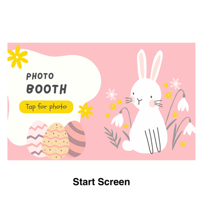 Easter Photo Booth Theme - Pixilated
