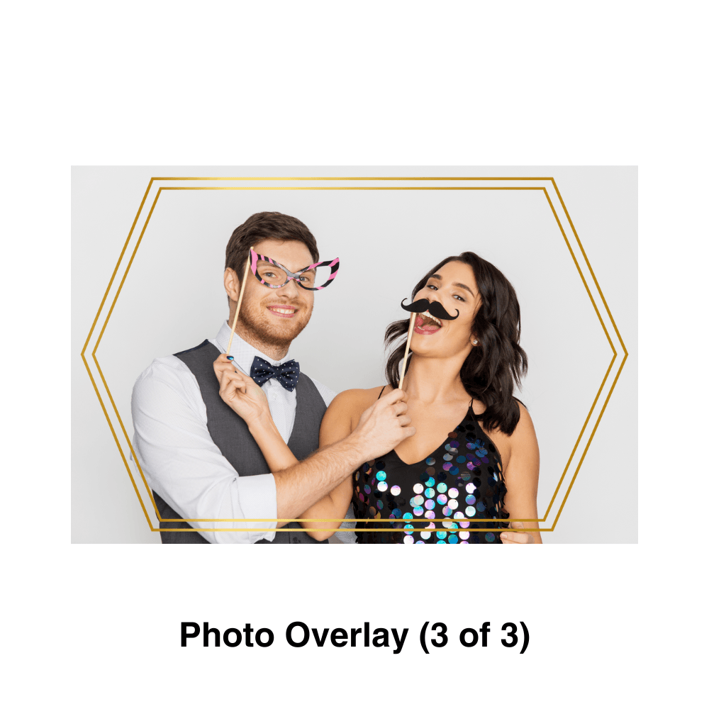 Elegant Gold Photo Booth Theme - Pixilated